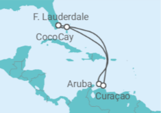 Aruba, Curaçao Cruise itinerary  - Royal Caribbean