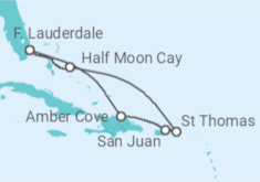 Puerto Rico, Virgin Islands Cruise itinerary  - Holland America Line