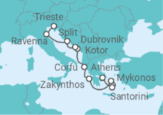 Greece, Montenegro, Croatia, Italy Cruise itinerary  - Norwegian Cruise Line
