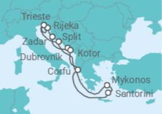 Croatia, Montenegro, Greece Cruise itinerary  - Norwegian Cruise Line