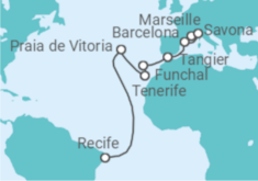 Italy, Spain, Portugal Cruise itinerary  - Costa Cruises