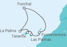 New Year in the Canary Islands Cruise itinerary  - MSC Cruises