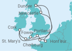 Normandy and the British Isles Cruise itinerary  - Ambassador Cruise Line