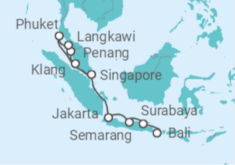 Singapore to Bali (Indonesia) Cruise itinerary  - Norwegian Cruise Line