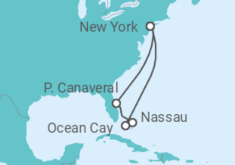 The Caribbean with Ocean Cay from N.Y Cruise itinerary  - MSC Cruises