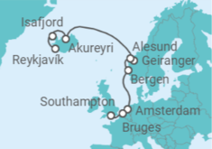 Iceland, Norway, Holland, Belgium Cruise itinerary  - Norwegian Cruise Line