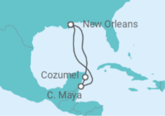 Costa Maya & Cozumel Cruise itinerary  - Carnival Cruise Line