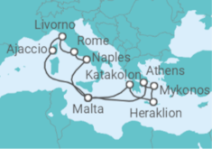 France, Italy, Malta, Greece Cruise itinerary  - PO Cruises