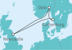 Scandinavia Easter City Break Cruise itinerary  - Fred Olsen