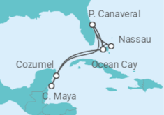 The Bahamas, US, Mexico Cruise itinerary  - MSC Cruises