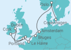 Northern Capitals Cruise itinerary  - Norwegian Cruise Line