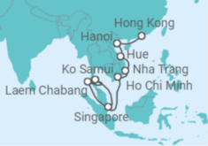 Thailand, Vietnam - Singapore to Hong Kong Cruise itinerary  - Celebrity Cruises