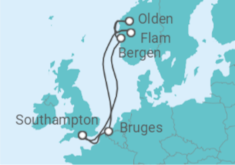 Norwegian Fjords & Bruges Cruise itinerary  - Celebrity Cruises