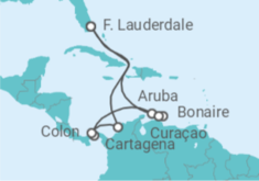 Colombia, Panama, Aruba, Curaçao Cruise itinerary  - Celebrity Cruises