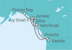 Alaska Cruise itinerary  - Holland America Line