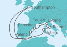 Spain, France, Italy Cruise itinerary  - Princess Cruises