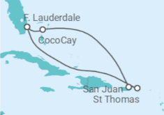 Puerto Rico, Virgin Islands Cruise itinerary  - Royal Caribbean