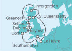 Ireland, Scotland & France Cruise itinerary  - Princess Cruises