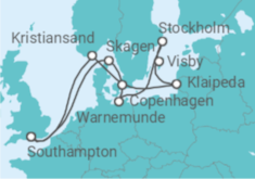 Norway, Denmark & Sweden Cruise itinerary  - Princess Cruises