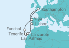 Canary Islands, Madeira & Lisbon Cruise itinerary  - MSC Cruises
