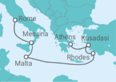 Italy, Malta, Greece, Turkey Cruise itinerary  - Holland America Line