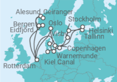 Norway, Holland, Denmark, Germany, Estonia, Finland, Sweden Cruise itinerary  - Holland America Line