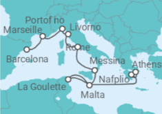 Mediterranean Tapestry Cruise & Stay +Flights Cruise itinerary  - Holland America Line