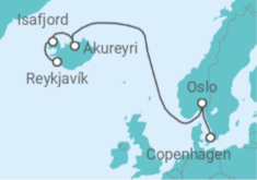 Denmark to Iceland Cruise itinerary  - Holland America Line