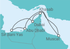 The Emirates & Sir Bani Yas All Inclusive Fly-Cruise Cruise itinerary  - MSC Cruises
