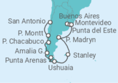 Buenos Aires to San Antonio (Santiago de Chile) Cruise itinerary  - Holland America Line