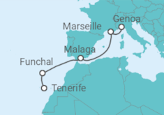 Portugal, Spain, France Cruise itinerary  - MSC Cruises