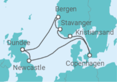 Treasures of Norway & Denmark Cruise itinerary  - Ambassador Cruise Line