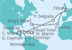Gems of the Caribbean Sea Cruise itinerary  - Ambassador Cruise Line