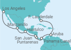 Aruba, Panama, Costa Rica, Mexico Cruise itinerary  - Princess Cruises