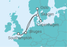 Norway, Denmark, Belgium All Incl. Cruise itinerary  - MSC Cruises