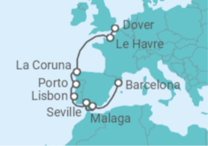 Western Europe Cruise itinerary  - Carnival Cruise Line