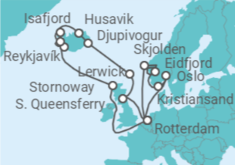 Norway, Holland, United Kingdom, Iceland Cruise itinerary  - Holland America Line