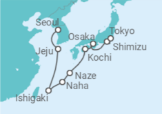 South Korea, Japan Cruise itinerary  - Norwegian Cruise Line