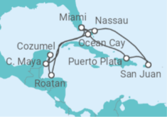 Festive Caribbean Discovery Cruise itinerary  - MSC Cruises