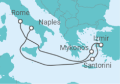 Greek Islands & Turkey - Rome to Naples Cruise itinerary  - MSC Cruises