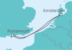 From England to Amsterdam (& back) Cruise itinerary  - Virgin Voyages
