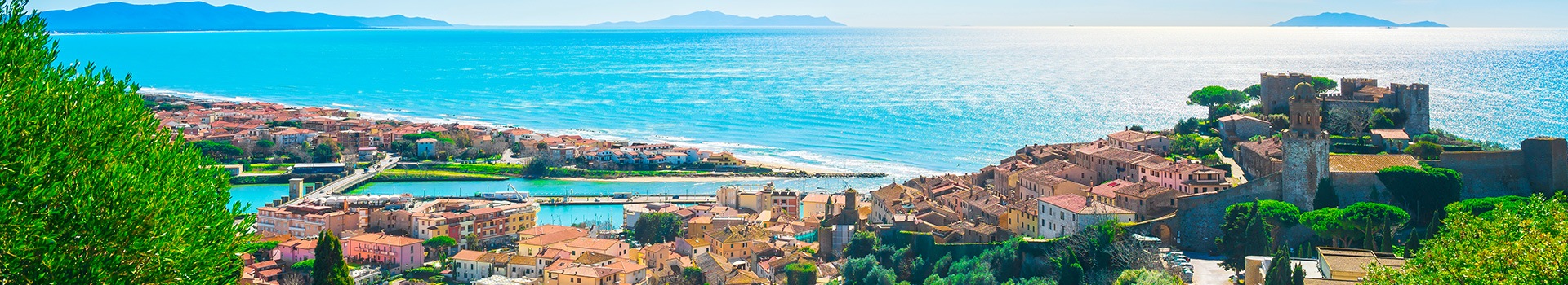 Flight+Hotel deals to **Tuscan coastline**