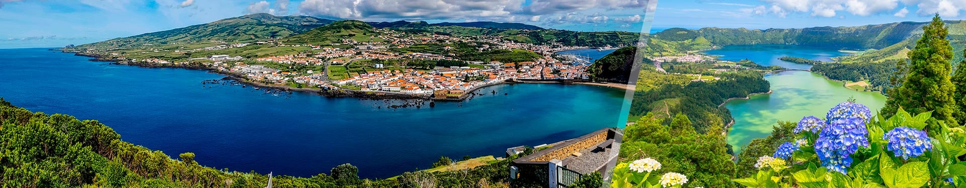 São Miguel and Faial by plane