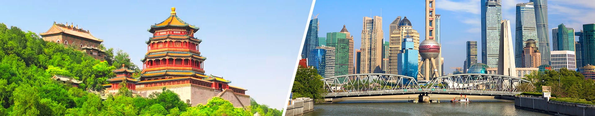 Beijing and Shanghai