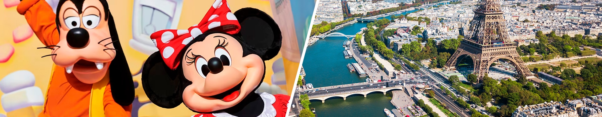 Disneyland and Paris