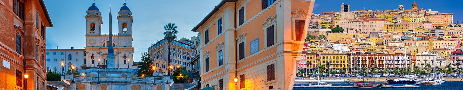 Rome and Cagliari