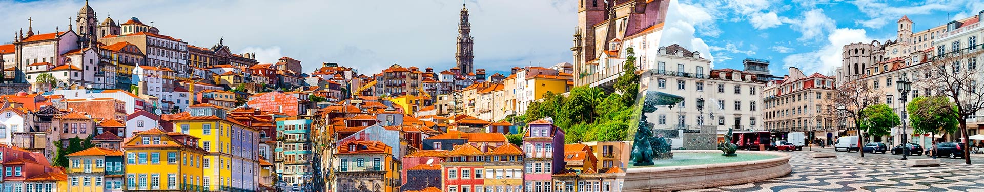 Oporto and Lisbon by plane