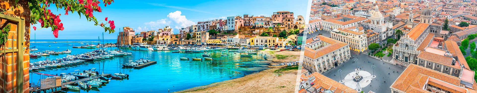 Catania and the West Coast of Palermo