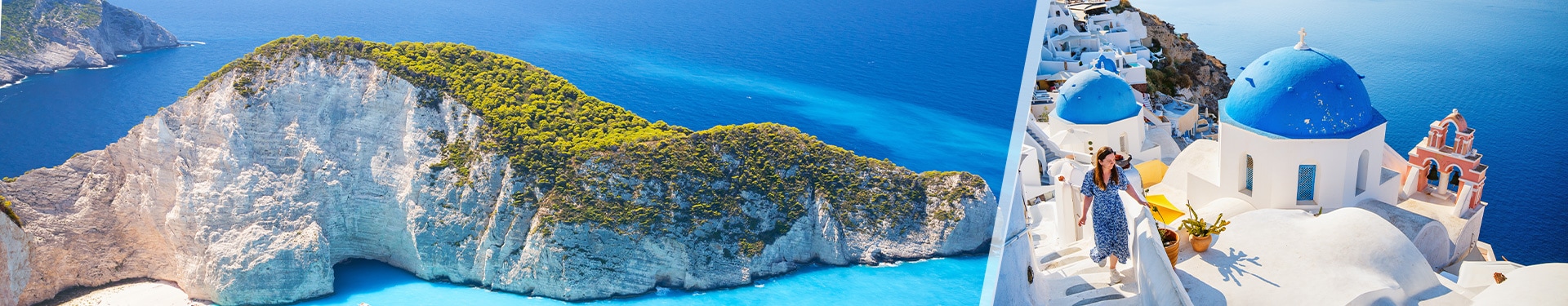 Santorini, Kefalonia and Zakynthos by plane