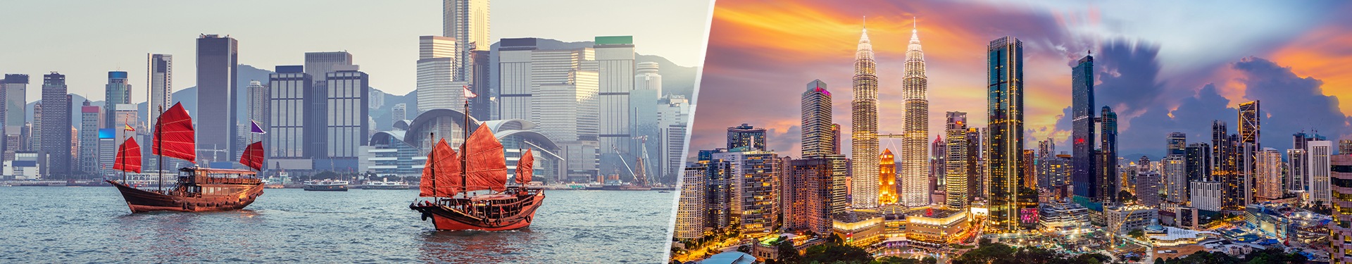Hong Kong and Kuala Lumpur